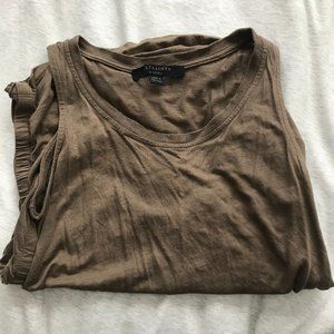 All Saints Brown Tank Top